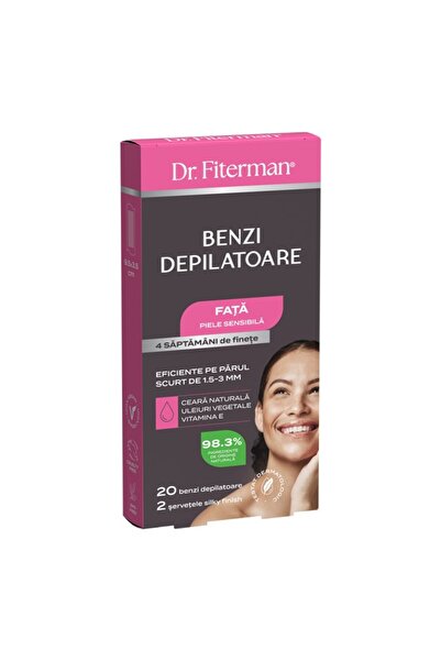 Fiterman Pharma Depilatory Strips Face sensitive skin x 20 strips