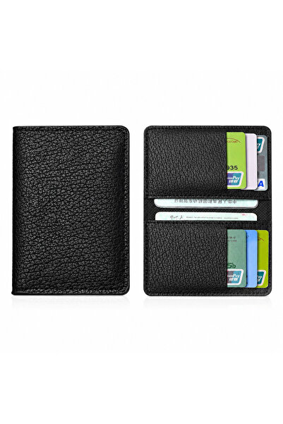 Moses Men's Slim Bifold Wallet, Premium PU Leather Wallet with Card Slots & C...