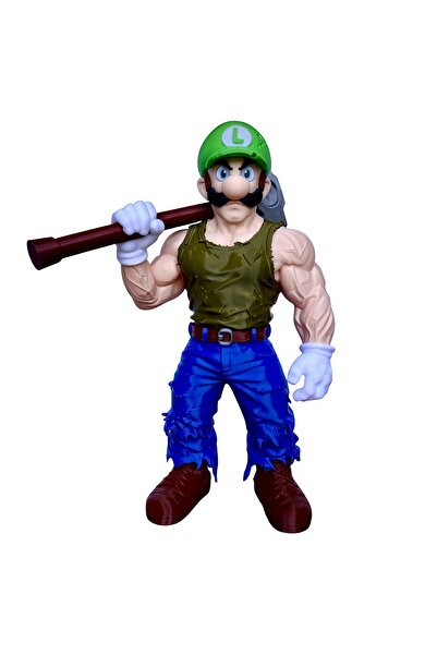 Eva Prints Figurina Muscle Luigi 37, 5 cm, model decorativ printat 3D in Roma...