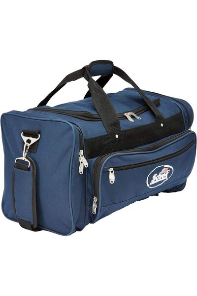 SCHIEK Gym Bag in Navy Blue Size: Medium (22" x 10" x 12")