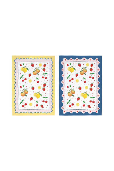 Kitchen Stories Set 2 prosoape de bucatarie, 70x50 cm, Fruit Mania