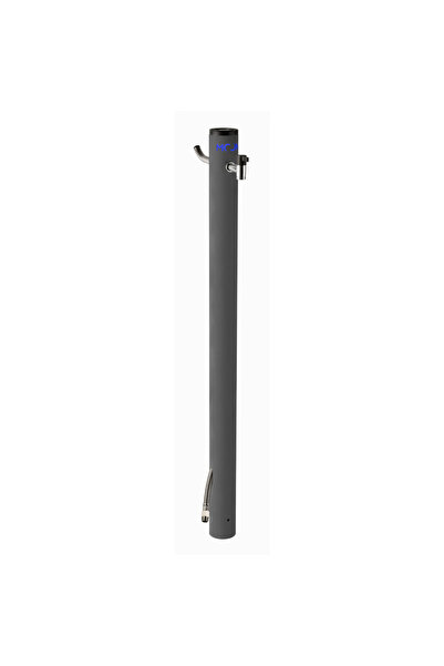 Colortap Coloană de apă pentru grădină din aluminiu cu iluminare LED, gri ant...