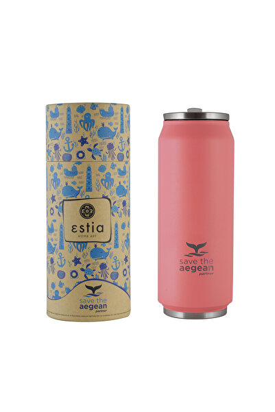 estia Ισοθερμική Κούπα Καφέ 01-9878 Save Aegean 500ml Ανοξείδωτο Ατσάλι Παστέ...