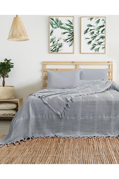DONATEV Liva Double Jacquard Pattern Cotton Pique / Gray