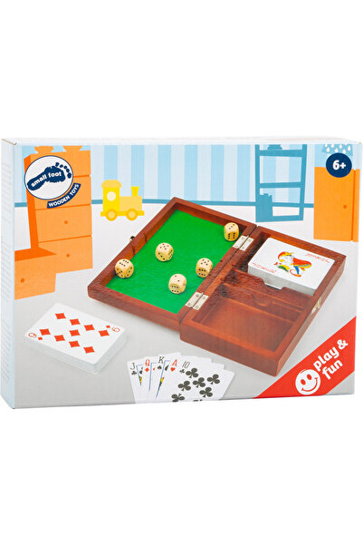 Small Foot Cards and dice wooden game box 11363