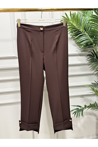 2K 26065 Thick-Cut Piece Pants Brown