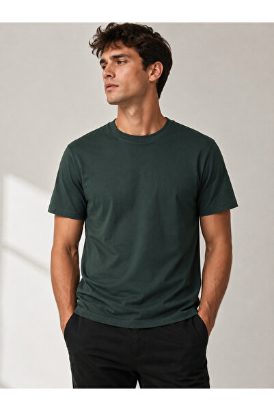 VOSSBOLD Men's Regular Fit Crew Neck Basic T-Shirt –