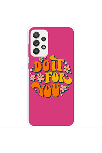 Other Samsung A52 Do it For You Fuchsia Colored Silicone TPU Θήκη