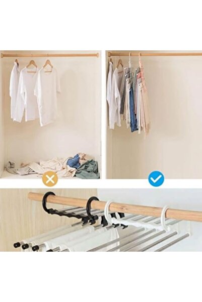 Yıldızan Pazaralanı Store Multi-Purpose Layered Hanger Organizer, Moveable Pa...
