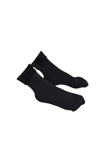MACVI Set de șosete termice pufoase negre unisex — Confort maxim pentru sezon...