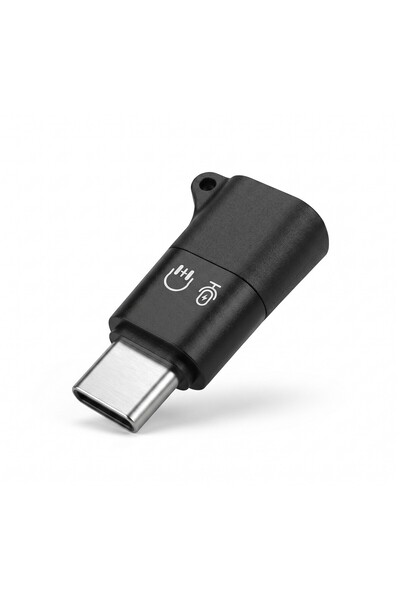 Skygo Type-C Headphone Microphone Audio Adapter Black Hdx1085