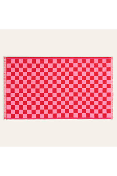 Zsa Zsa Zsu Vıseu Pembe - Kırmızı Plaj Havlusu 90x150 Cm