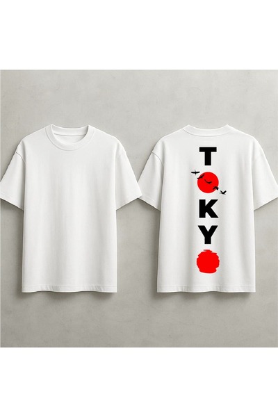 EFEVRA Tokyo Printed Oversized T-Shirt