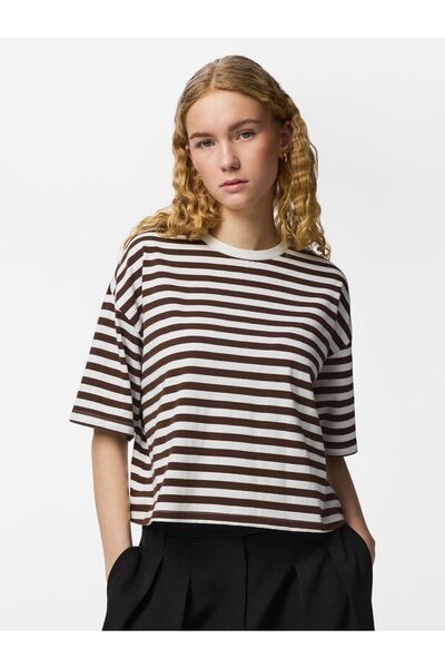 PIECES T-Shirt PCSADIE 2/4-ARM BOXY
