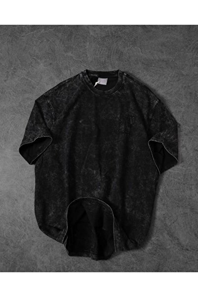Vintage Yıkamalı Grafik Baskılı Unisex Oversize T-Shirt 🎨