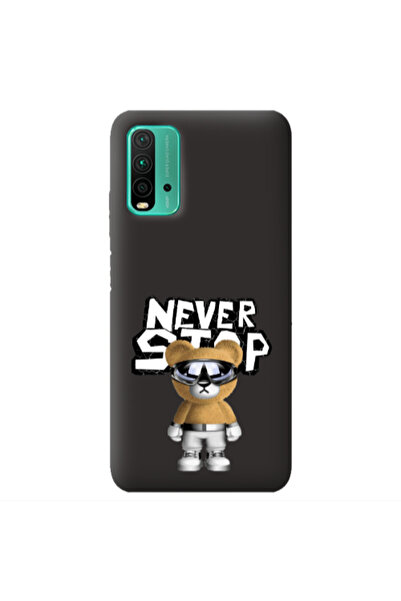 Other Xiaomi Poco M3 Never stop Black Colored Silicone TPU Θήκη