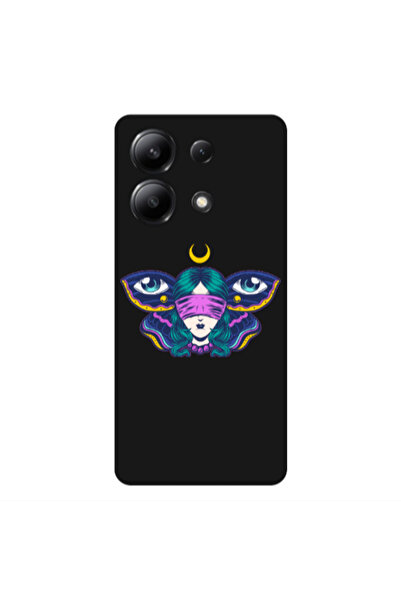 Other Xiaomi Redmi Note 13 4G Eye in my ear Black Colored Silicone TPU Θήκη