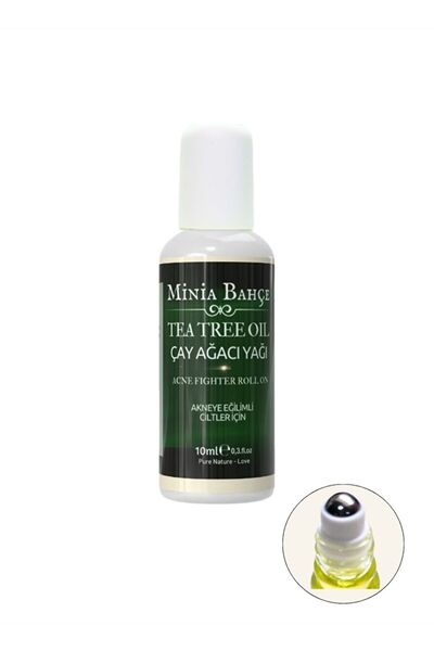 minia bahçe Tea Tree Oil, Anti-Acne Roll on 10 ml