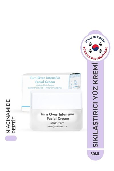 Muldream Turn over Intensive Facial Cream Niacinamide and Peptide Firming Moi...
