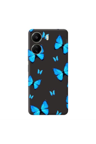 Other Xiaomi Redmi 13C Mix Butterfly Black Colored Silicone TPU Θήκη