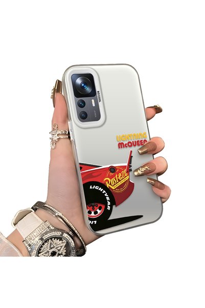 ucuc Xiaomi Mi 12T/12T Pro Compatible Hard Acrylic Back Silicone Edge Lens Pr...