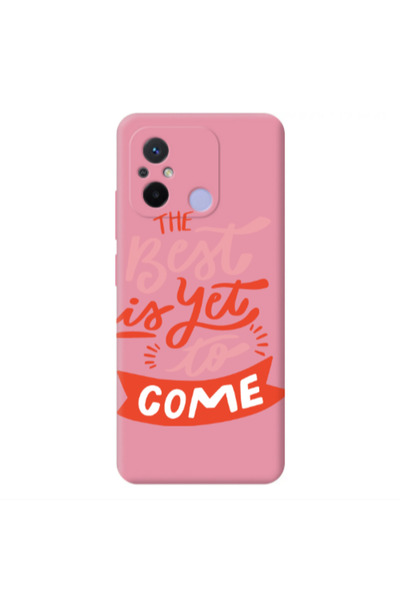 Other Xiaomi Redmi 12C The Best Pink Colored Silicone TPU Θήκη