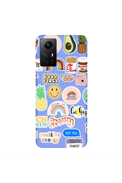 Other Xiaomi Redmi Note 12s Good vibes Light Purple Colored Silicone TPU Θήκη