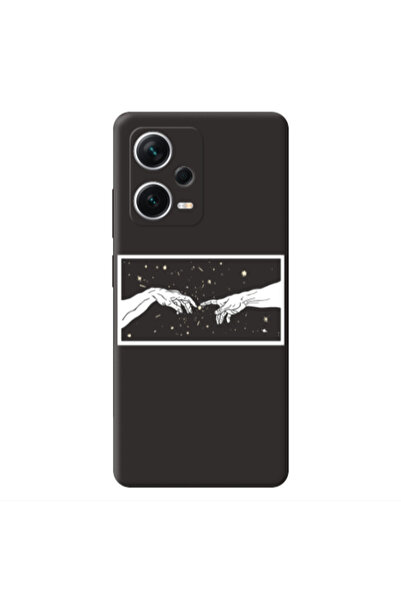 Other Xiaomi Poco X5 Touch Black Colored Silicone TPU Θήκη