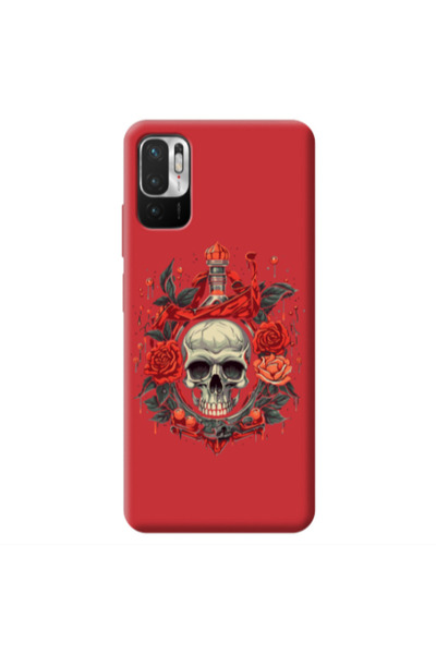Other Xiaomi Redmi Note 10 Pro 5G Flower head Red Colored Silicone TPU Θήκη