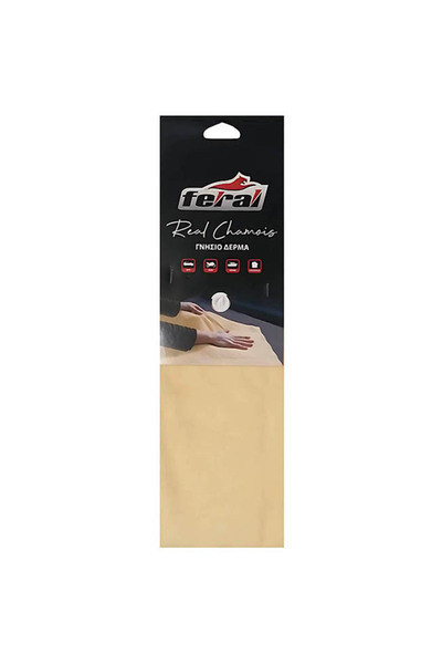 OEM Δέρμα Γνήσιο Στεγνώματος Αυτοκινήτου Feral 44x30cm 1 Τεμάχιο