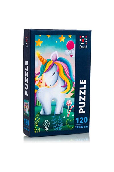 Roter Kafer Puzzle Little cute unicorn, 23x30 cm, 120 piese, De.tail
