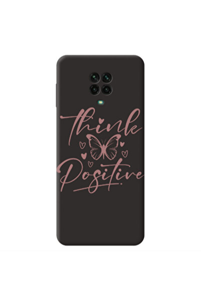 Other Xiaomi Redmi Note 9 Pro Think Positive Black Colored Silicone TPU Θήκη