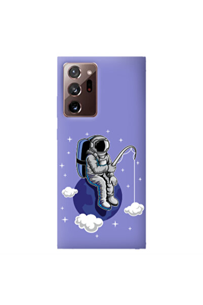 Other Samsung Note 20 Plus Fishing space Purple Colored Silicone TPU Θήκη