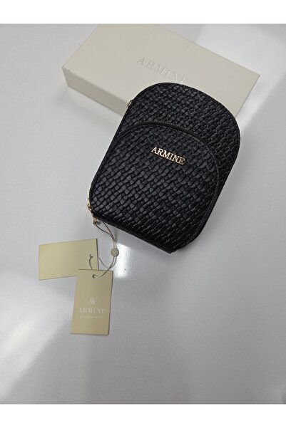 Armine Wallet Bag 384Knitted Black