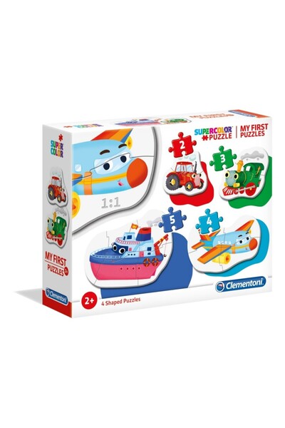 MC Micostore Puzzle carton 2-5 piese Supercolor My first - vehicule, set 4x, ...