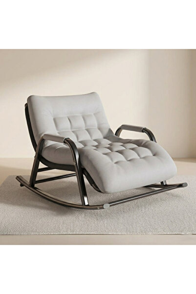 Diason Modern Rocking Lounge Chair with Side Storage Pocket, Ergonomic Padded...