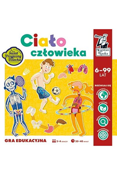 OEM Căpitanul Nauka Corpul uman Joc de societate educațional quiz