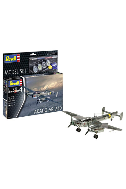 OEM Model asamblat Arado AR-240 1:72 Revell cu vopsea și accesorii