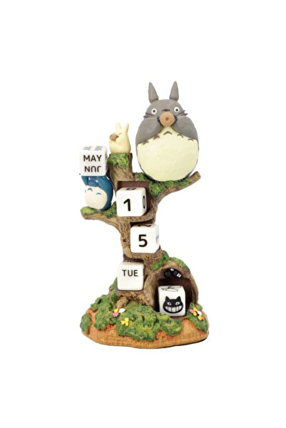 OEM Figurina Semic Totoro cu Trotineta, 12x19x12cm, multicolor, 11cm inaltime