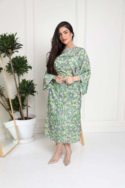 it's Mine Colorful Rose Patterned Dress