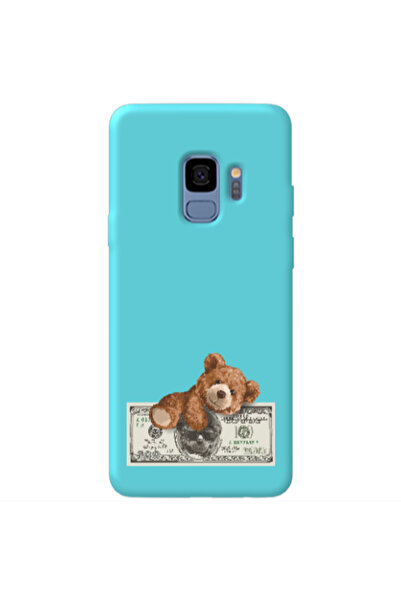 Other Samsung S9 Plus Money Style Turquoise Colored Silicone TPU Θήκη
