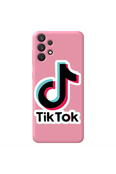 Other Samsung A32 4G Tik Tok Pink Colored Silicone TPU Θήκη