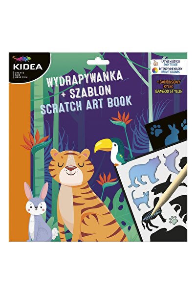 Kidea Joc de zgarietura, Kidea, Sabloane cu animale, Multicolor