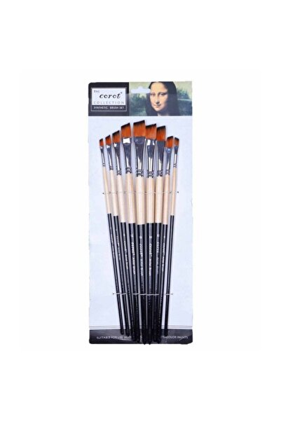 MC Micostore Pensula Corot 802, varf lat oblic, nr. 1-16, set 9 buc