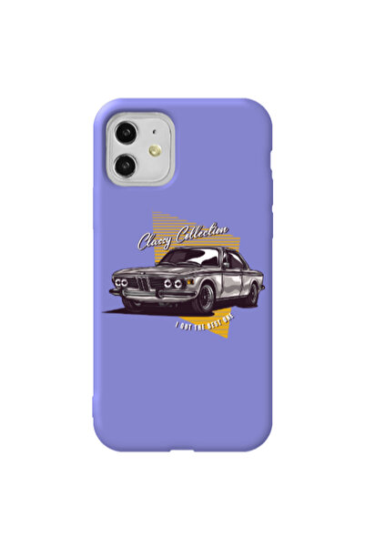 Other Apple iPhone 11 Classy Collection Purple Colored Silicone TPU Θήκη