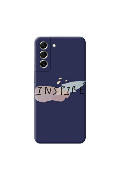 Other Samsung S21 FE Inspire Dark blue Colored Silicone TPU Θήκη