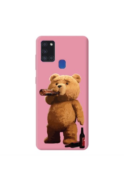 Other Samsung A21S Beer Time Pink Colored Silicone TPU Θήκη