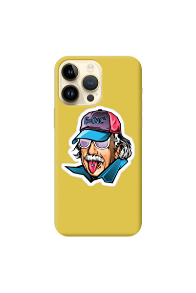 Other Apple iPhone 13 Pro Max Einstein Yellow Colored Silicone TPU Θήκη