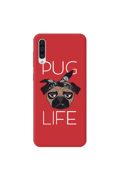 Other Samsung A50 Pug Life Red Colored Silicone TPU Θήκη