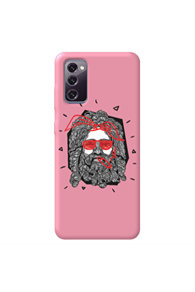 Other Samsung S20 FE Cool glasses Pink Colored Silicone TPU Θήκη